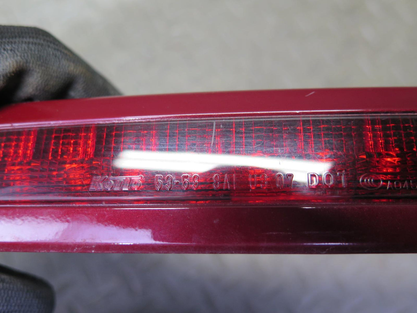 10-13 Lexus IS350 IS250 Convertible Rear Trunk Spoiler w Third Brake Light OEM