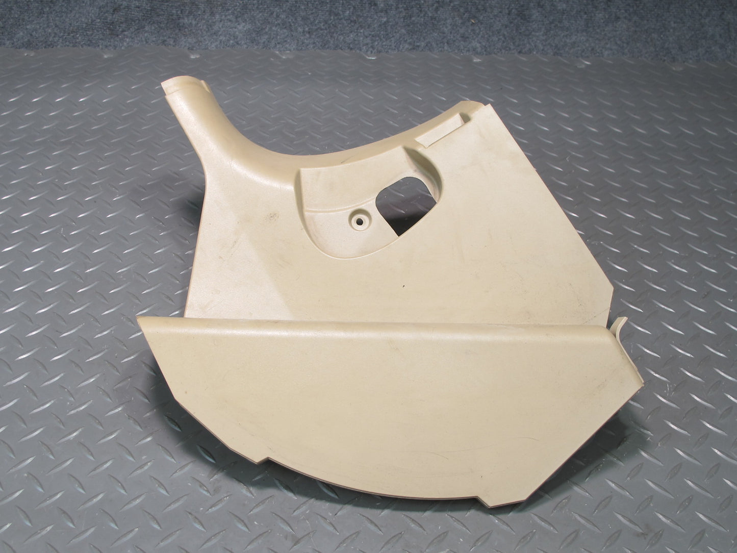 01-06 BMW E46 330ci Coupe Conv Left Footrest Right Kick Trim Panel Set Beige OEM