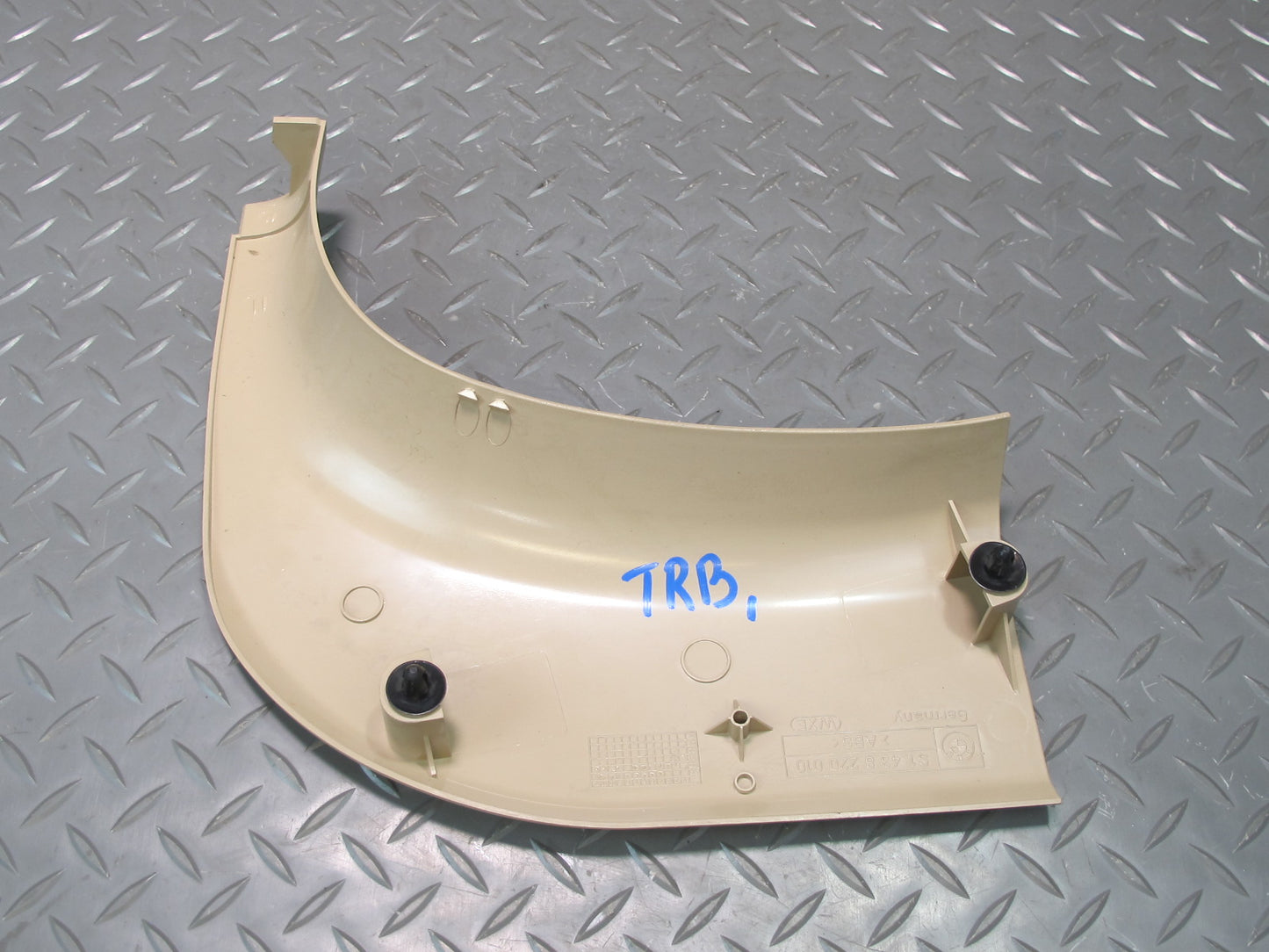 01-06 BMW E46 330ci Coupe Conv Left Footrest Right Kick Trim Panel Set Beige OEM