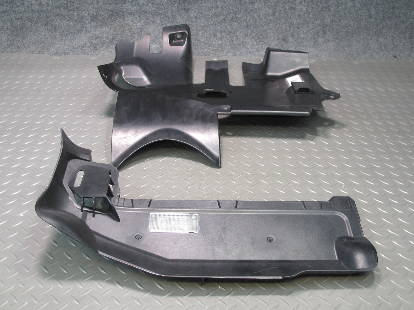 01-06 BMW E46 330ci M/T Set of 2 Left & Right Lower Kick Trim Cover Panel OEM