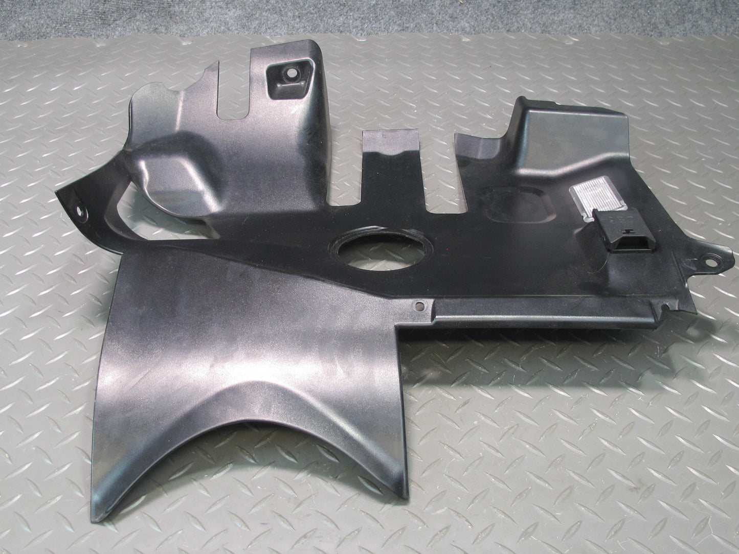 01-06 BMW E46 330ci M/T Set of 2 Left & Right Lower Kick Trim Cover Panel OEM