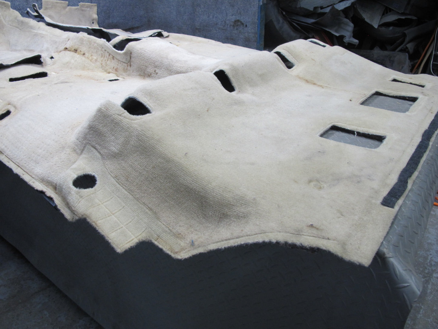 2003-2009 Lexus UZJ120L GX470 Interior Floor Liner MAT Carpet Cover Ivory