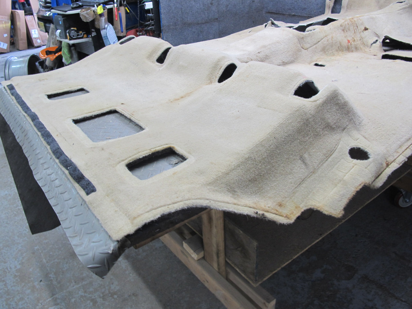 2003-2009 Lexus UZJ120L GX470 Interior Floor Liner MAT Carpet Cover Ivory