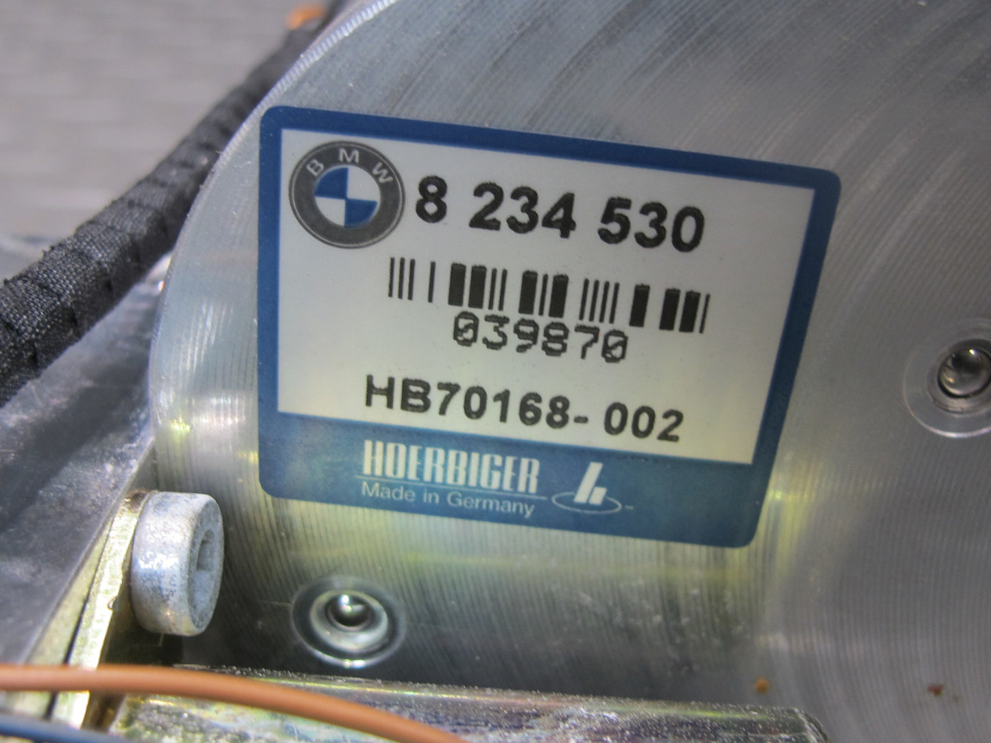 01-06 BMW E46 330ci Conv TOP Roof Hydraulic Pump Motor w Cover 77K 8234530 OEM