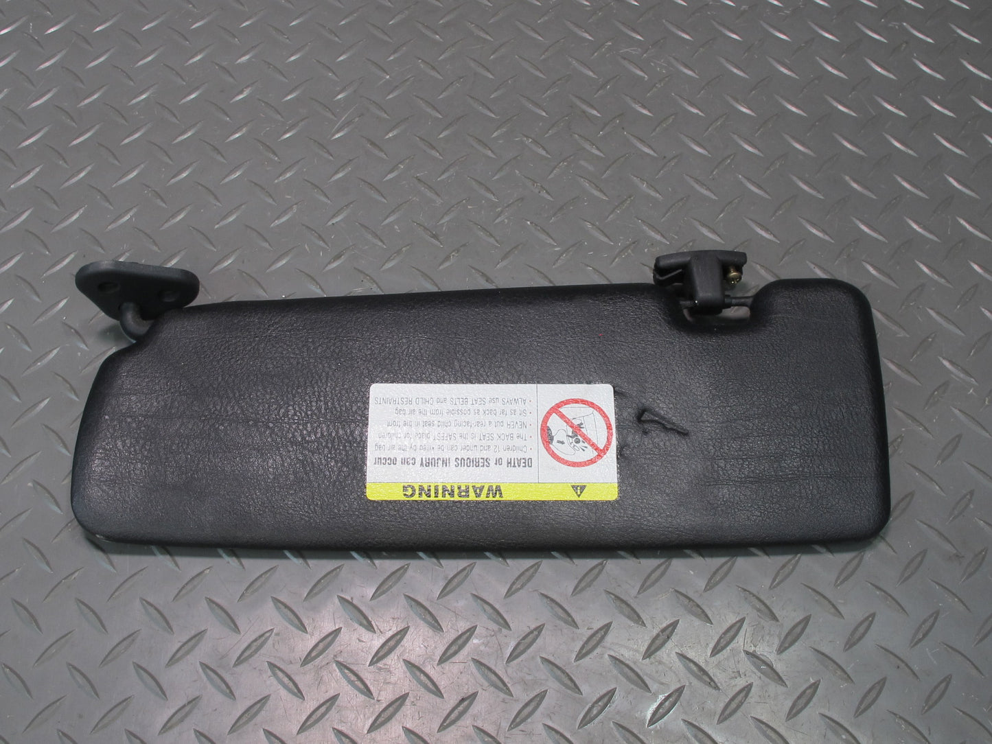 01-06 BMW E46 330ci Convertible Set of 2 Front Left & Right Sun Visor Black OEM