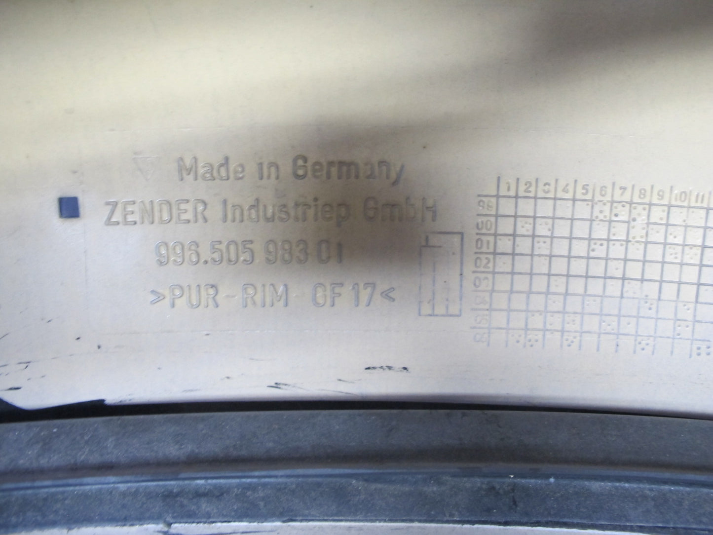 1997-2002 Porsche Boxster 986 Aero Front Bumper Cover 99650598301