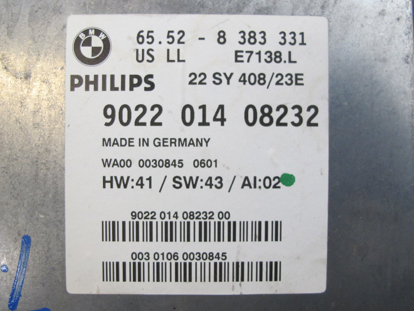 2001 BMW E46 330CI CD Casette Radio GPS Navigation Screen Display Player OEM