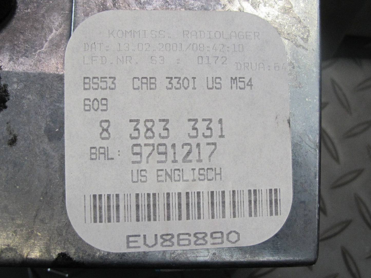 2001 BMW E46 330CI CD Casette Radio GPS Navigation Screen Display Player OEM