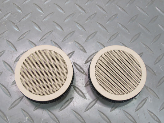 01-06 BMW E46 330CI Convertible Set of 2 Rear Tweeter Speaker w Grille Beige OEM