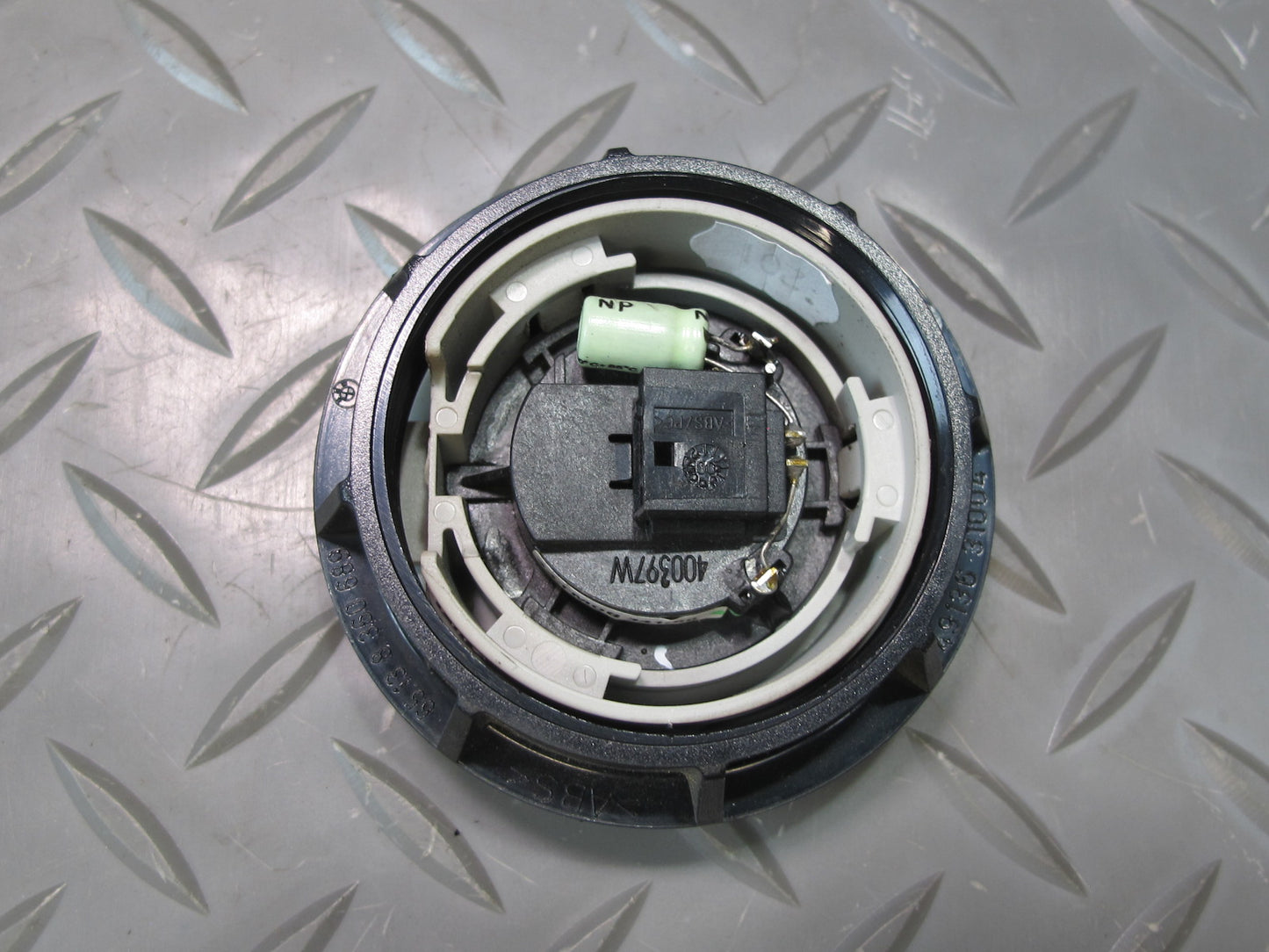 01-06 BMW E46 330CI Convertible Set of 2 Rear Tweeter Speaker w Grille Beige OEM