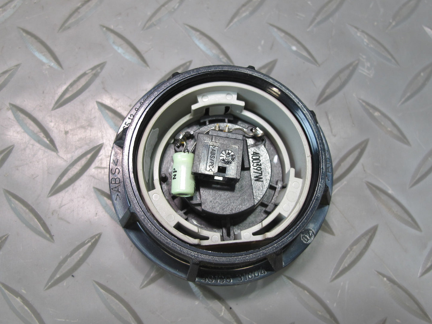 01-06 BMW E46 330CI Convertible Set of 2 Rear Tweeter Speaker w Grille Beige OEM