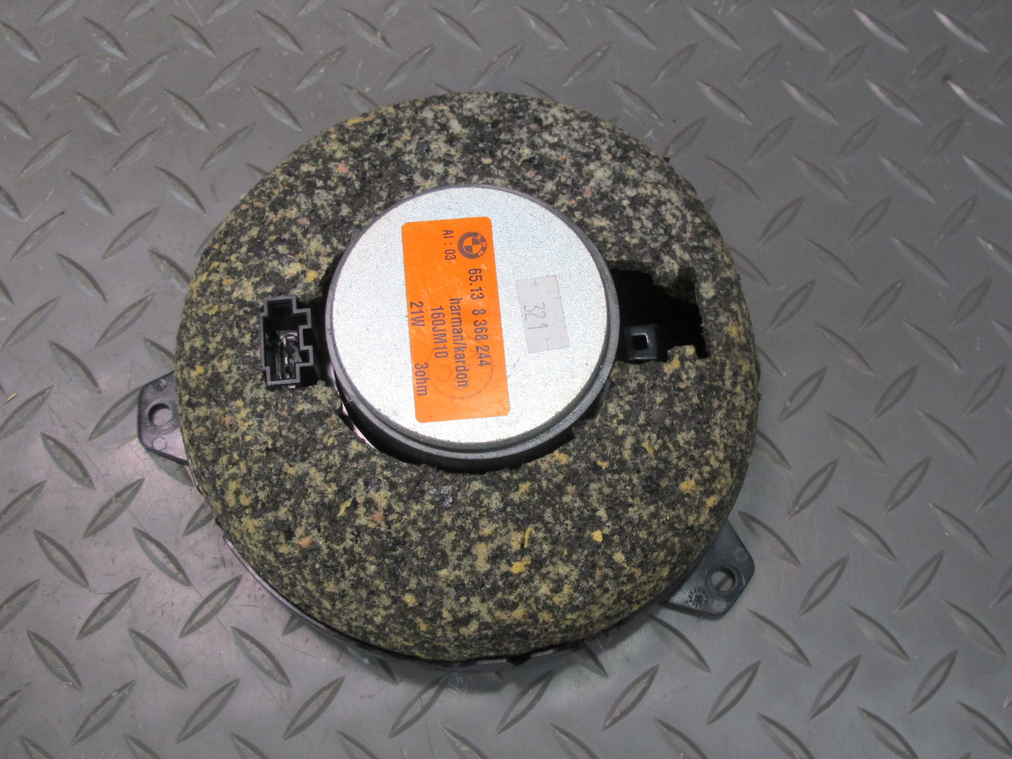 01-06 BMW E46 330CI Convertible Set of 2 Rear Harman Kardon Speaker 8368244 OEM