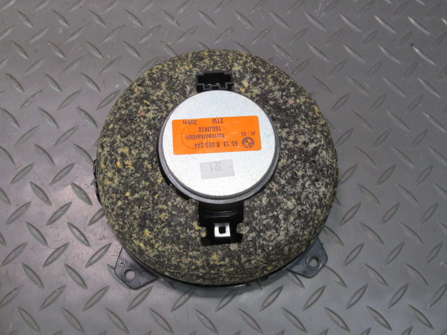 01-06 BMW E46 330CI Convertible Set of 2 Rear Harman Kardon Speaker 8368244 OEM