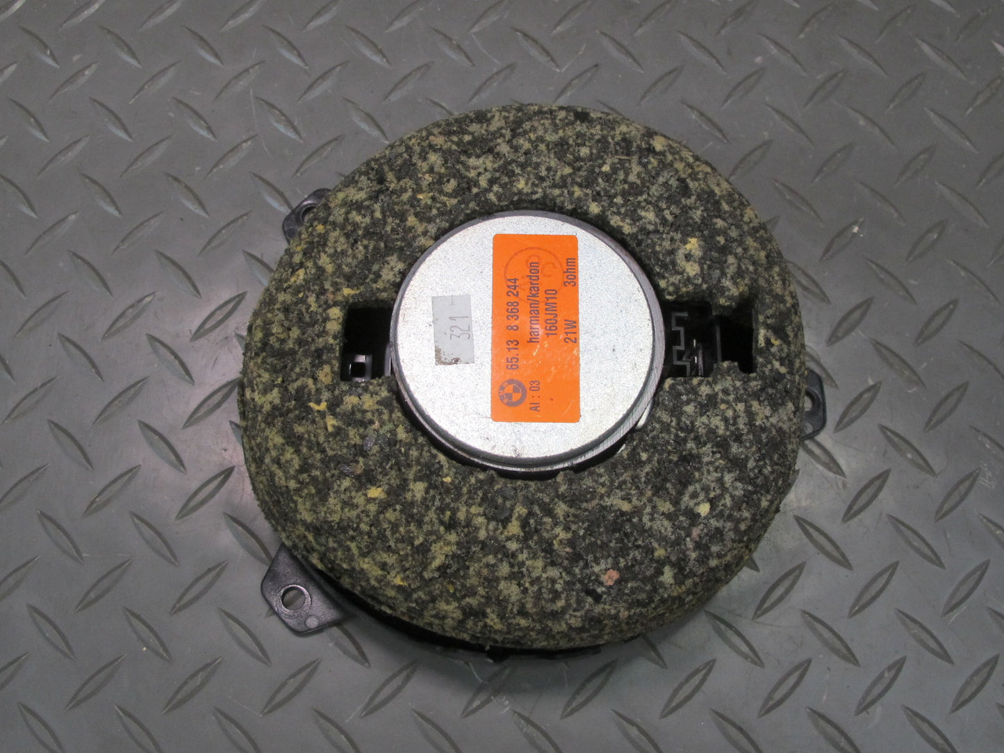 01-06 BMW E46 330CI Convertible Set of 2 Rear Harman Kardon Speaker 8368244 OEM