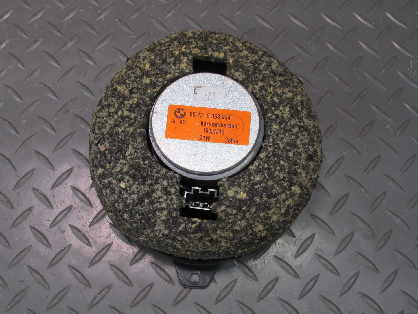 01-06 BMW E46 330CI Convertible Set of 2 Rear Harman Kardon Speaker 8368244 OEM