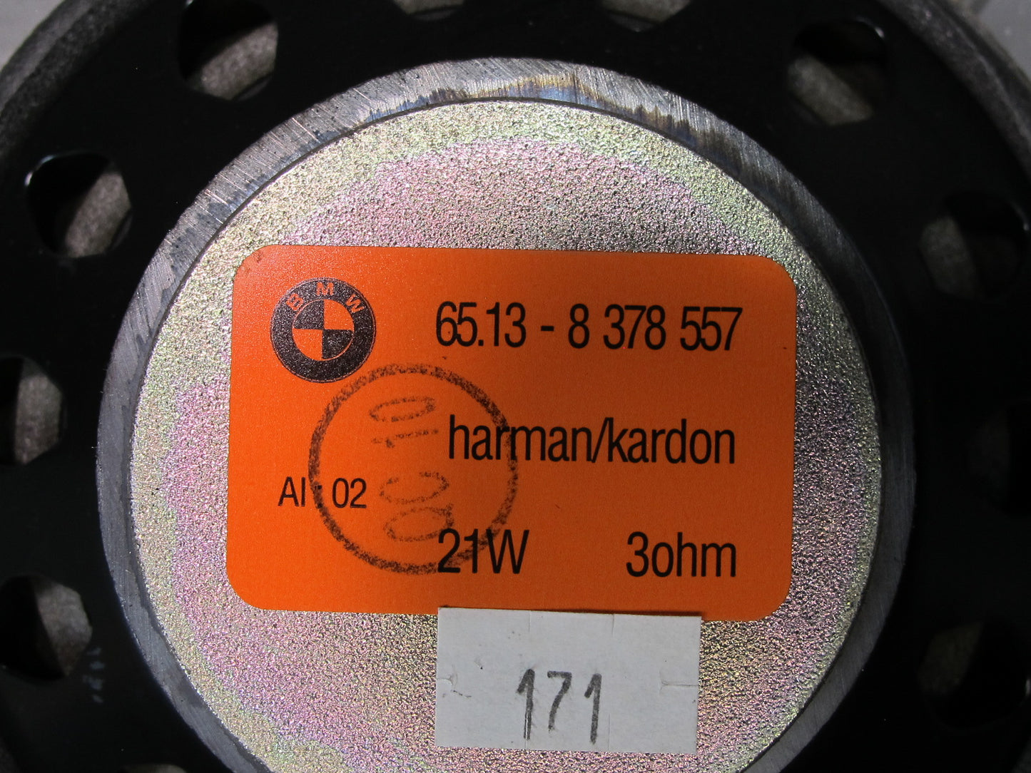 01-06 BMW E46 330ci Convertible Set of 2 Rear Harman Kardon Speaker OEM