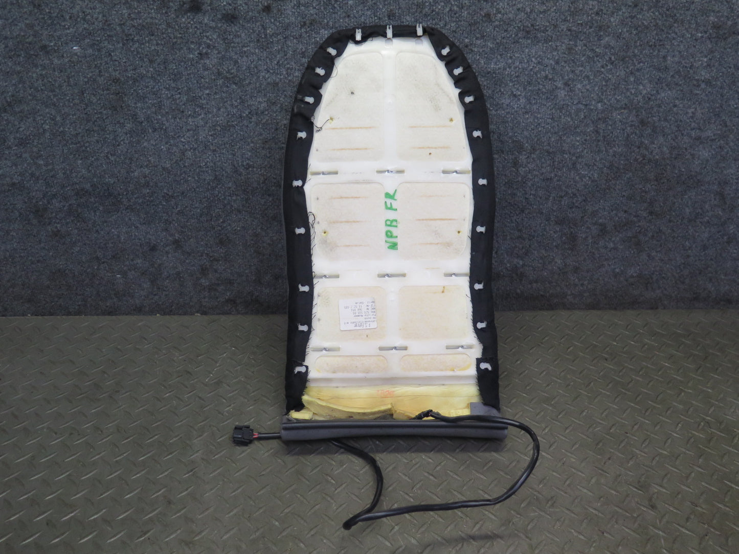 1997-2004 Porsche Boxster 986 Front Right Seat Upper Backrest Leather Cushion