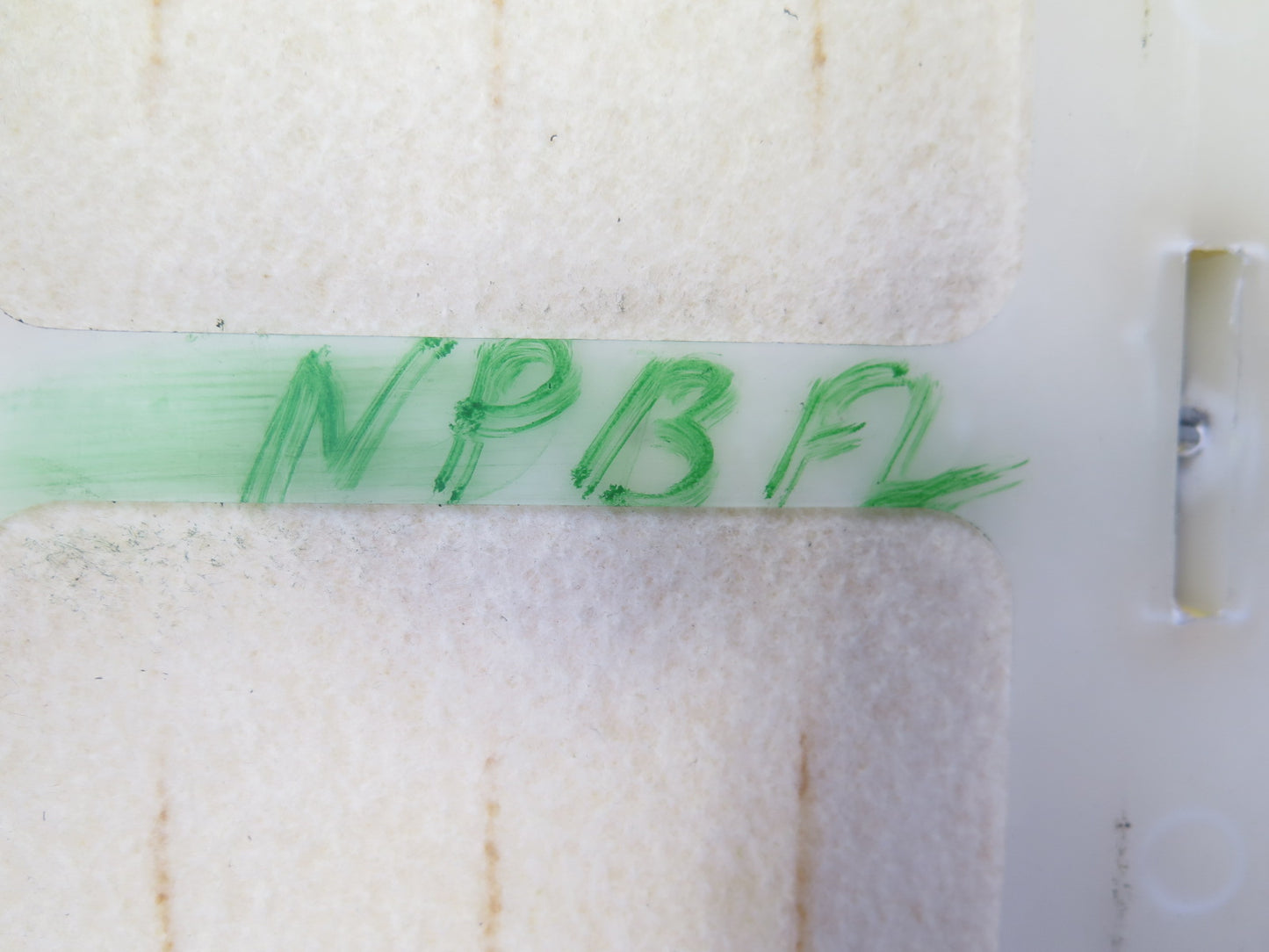 1997-2004 Porsche Boxster 986 Front Left Seat Upper Backrest Leather Cushion