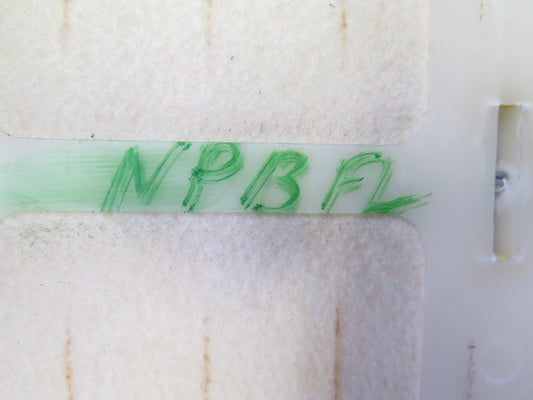 1997-2004 Porsche Boxster 986 Front Left Seat Upper Backrest Leather Cushion