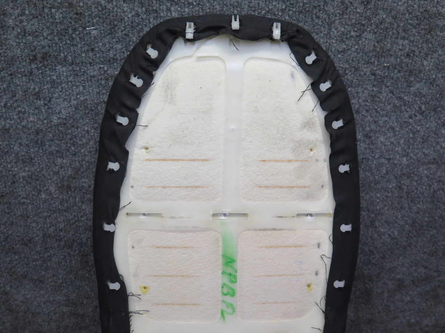 1997-2004 Porsche Boxster 986 Front Left Seat Upper Backrest Leather Cushion