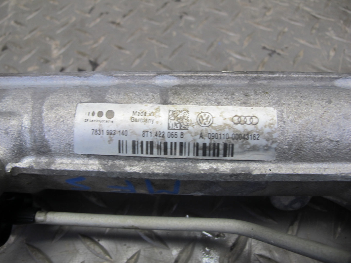 08-12 Audi 8T A5 S5 AWD Power Steering Rack & Pinion 8T1422066B 101K Miles OEM