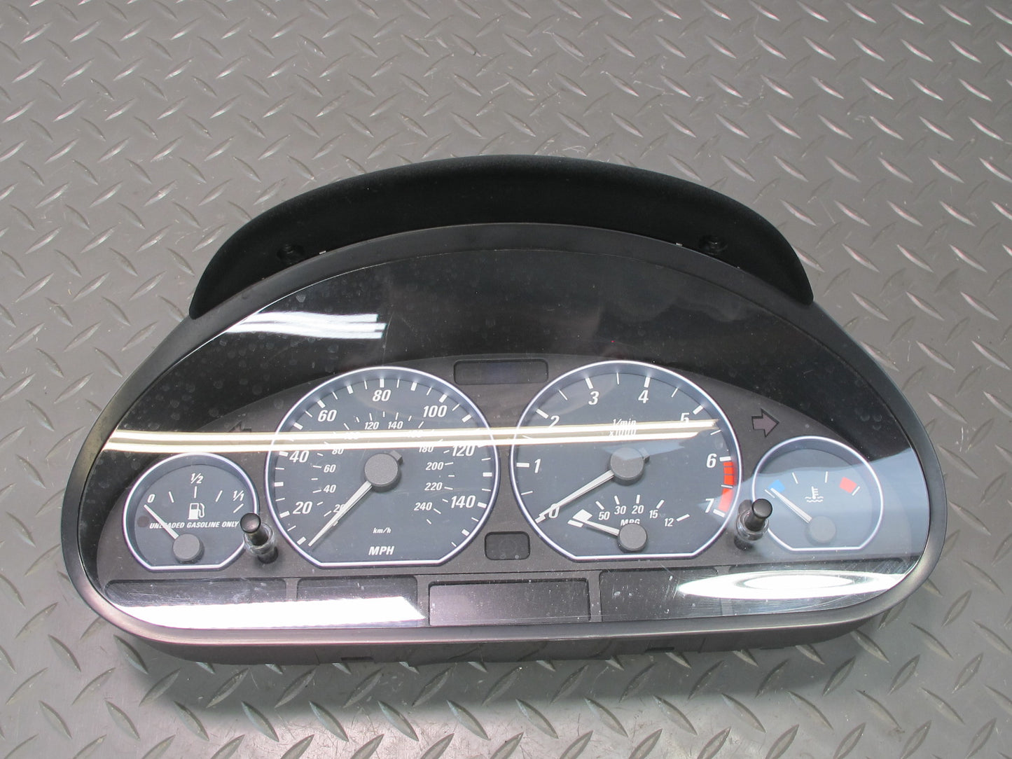 2001 BMW E46 330Ci Coupe Conv M/T Instrument Cluster Gauge Speedometer 77K OEM