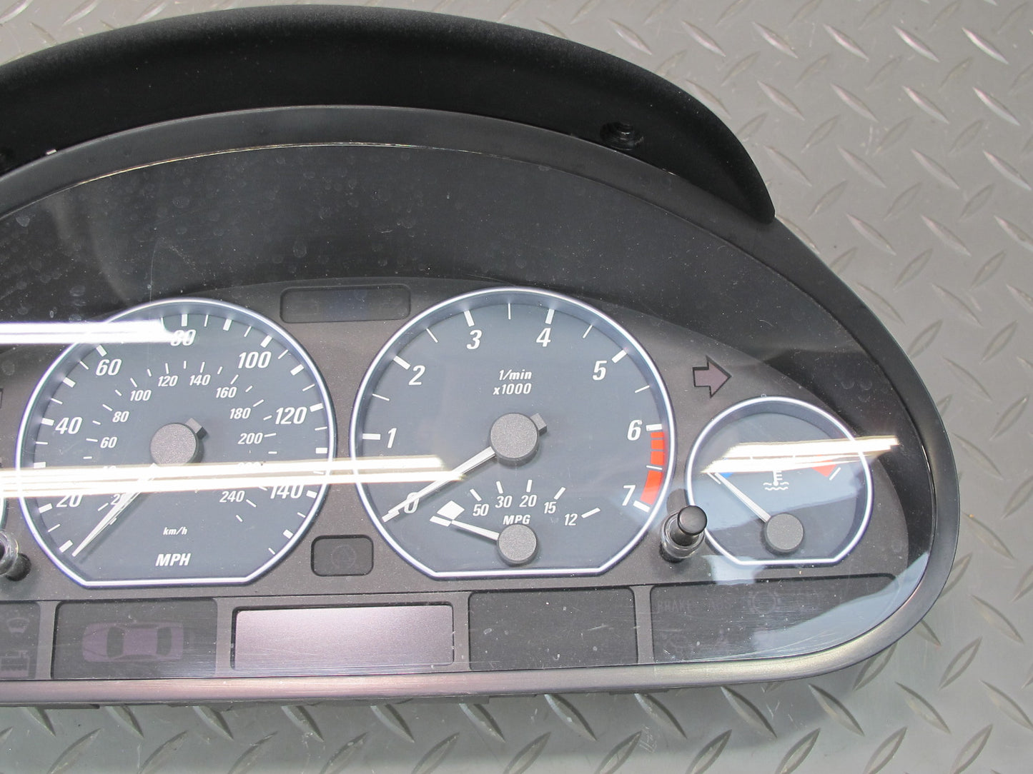 2001 BMW E46 330Ci Coupe Conv M/T Instrument Cluster Gauge Speedometer 77K OEM