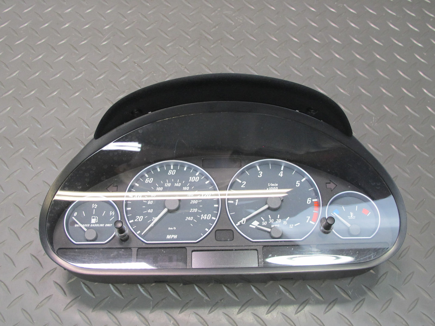 2001 BMW E46 330Ci Coupe Conv M/T Instrument Cluster Gauge Speedometer 77K OEM