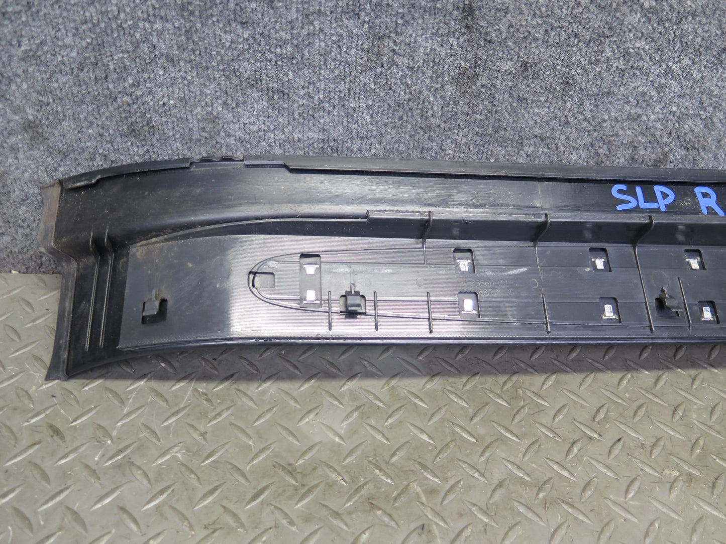 03-12 Mercedes R230 SL Set of 2 Left & Right Door Step Sill Plate Trim Panel OEM