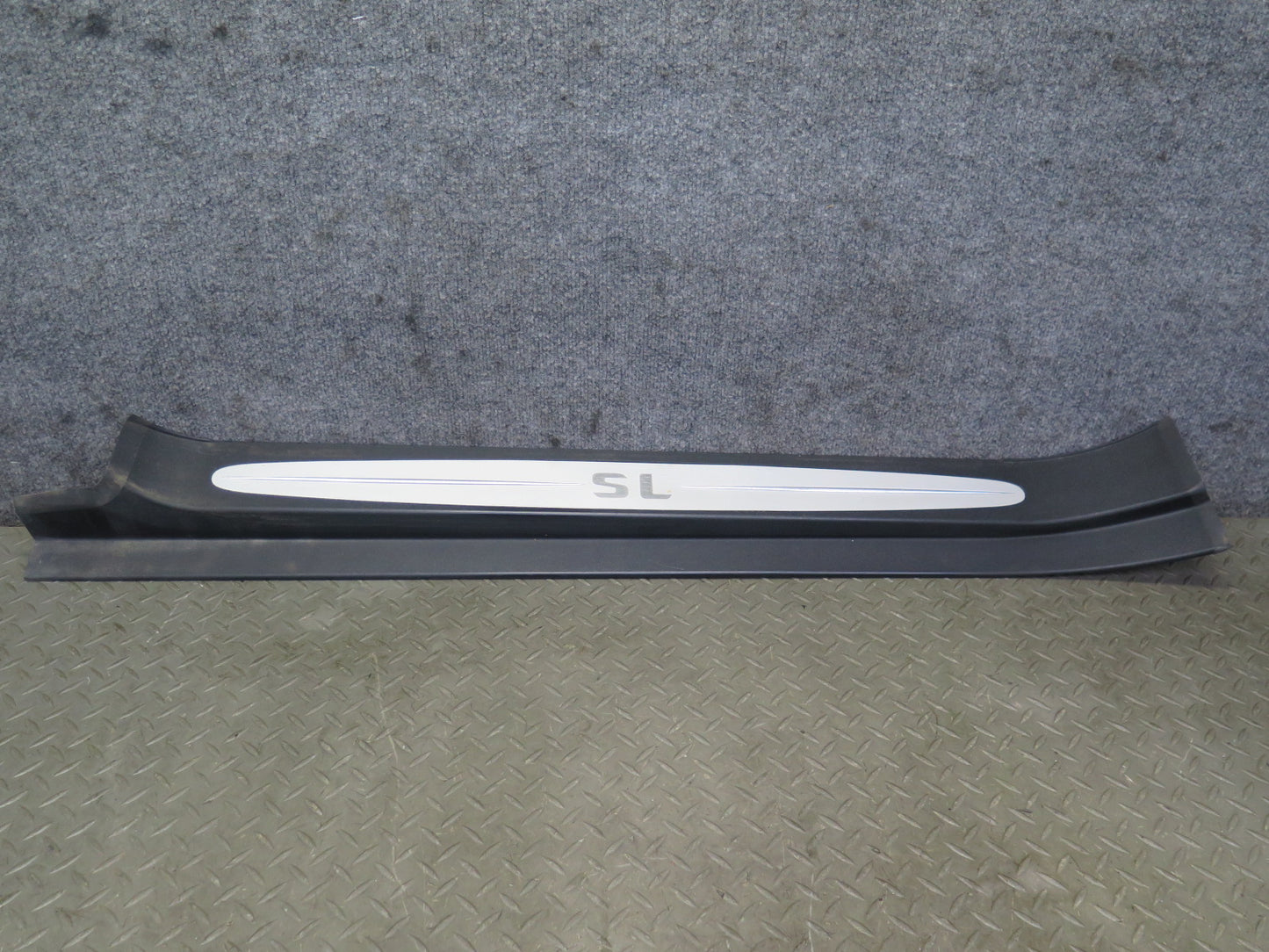 03-12 Mercedes R230 SL Set of 2 Left & Right Door Step Sill Plate Trim Panel OEM