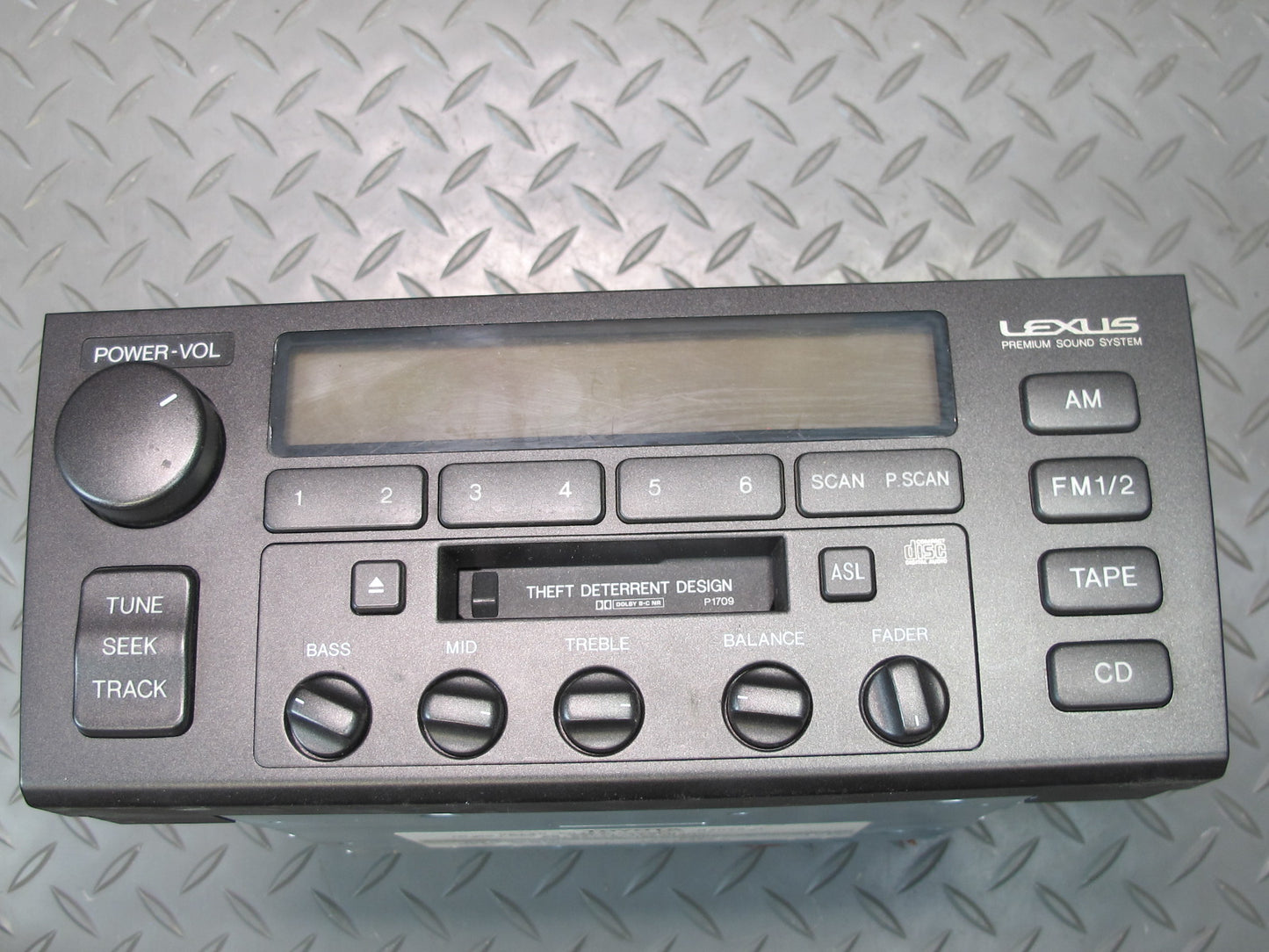 98-00 Lexus UCF20L LS400 Radio Stereo Cassette Player Head Unit 86120-50450 OEM