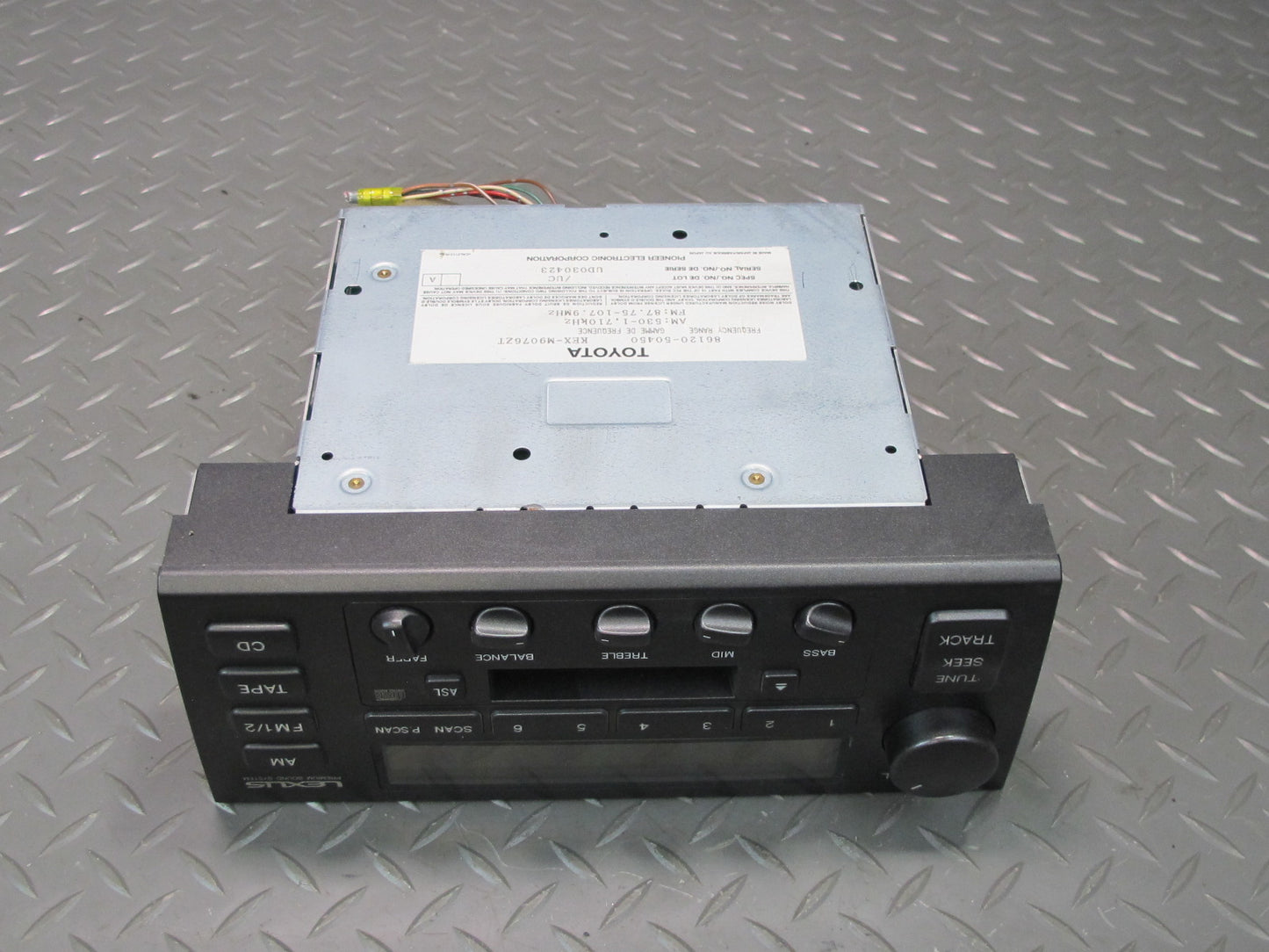 98-00 Lexus UCF20L LS400 Radio Stereo Cassette Player Head Unit 86120-50450 OEM