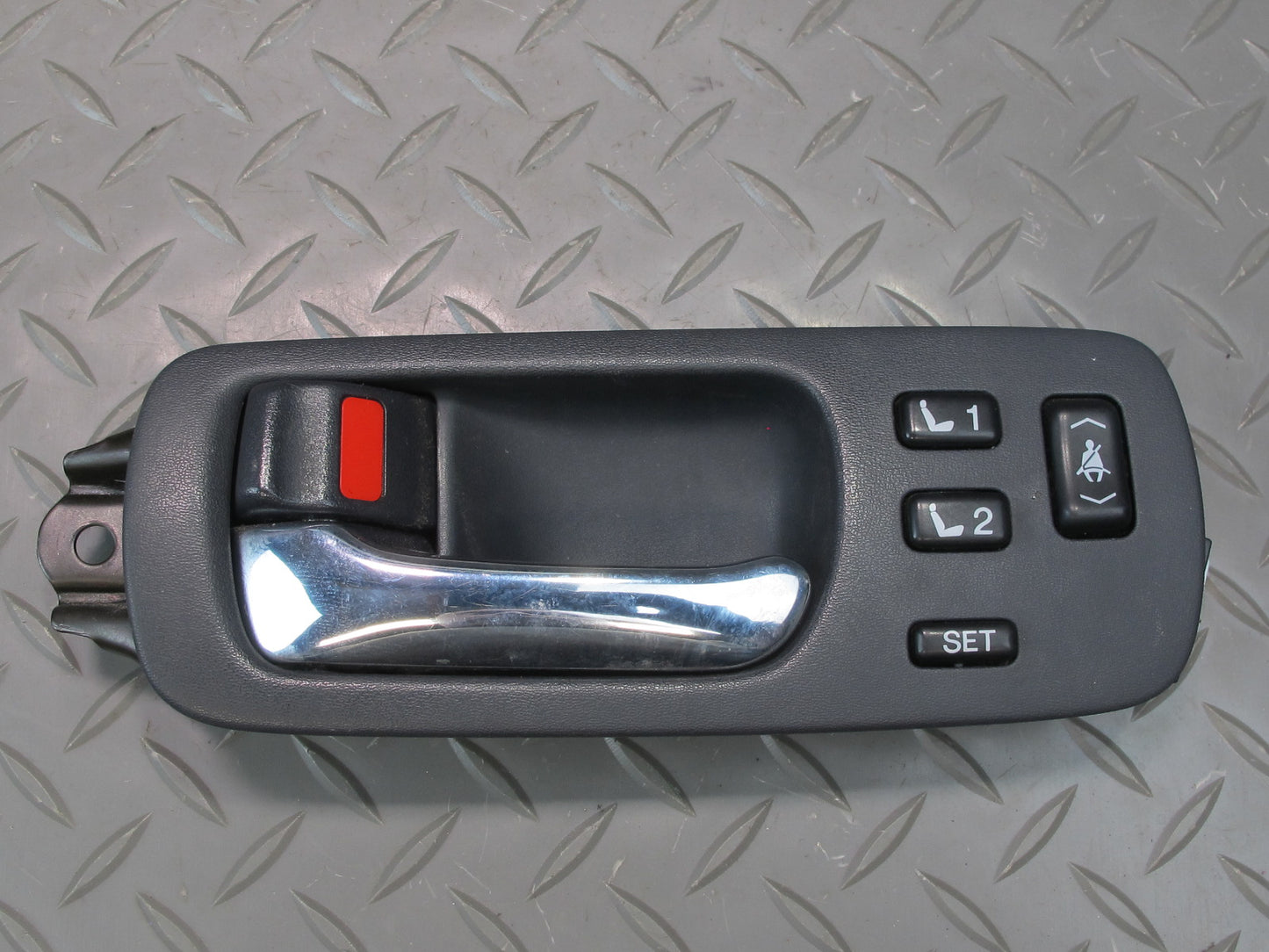 95-00 Lexus UCF20L LS400 Set of 4 Interior Door Handle w Trim & Switch Black OEM