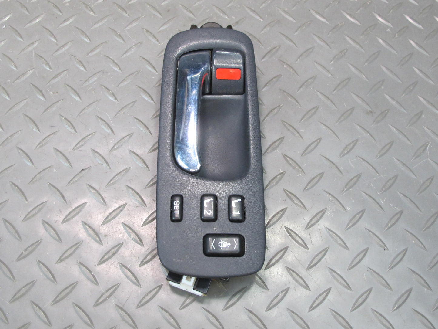 95-00 Lexus UCF20L LS400 Set of 4 Interior Door Handle w Trim & Switch Black OEM