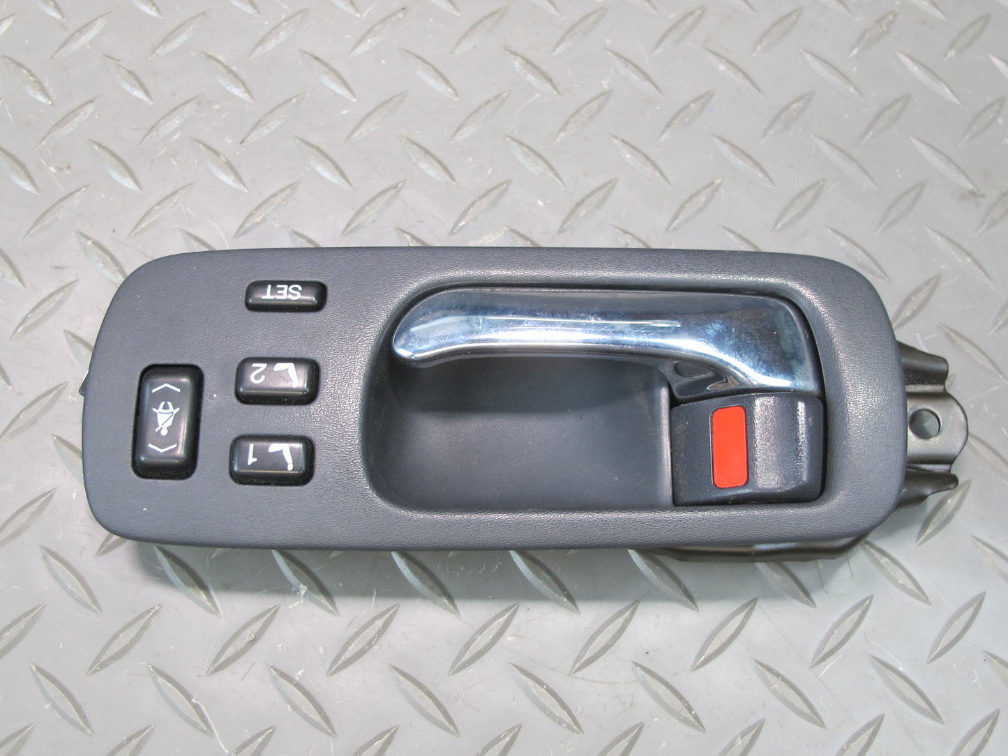 95-00 Lexus UCF20L LS400 Set of 4 Interior Door Handle w Trim & Switch Black OEM