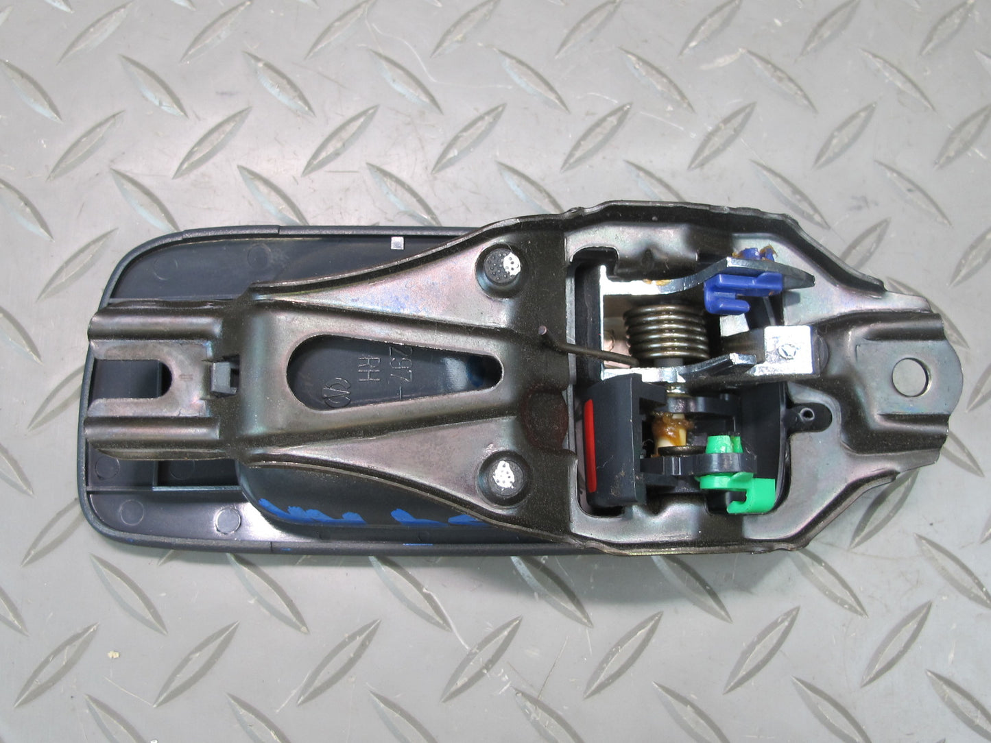 95-00 Lexus UCF20L LS400 Set of 4 Interior Door Handle w Trim & Switch Black OEM