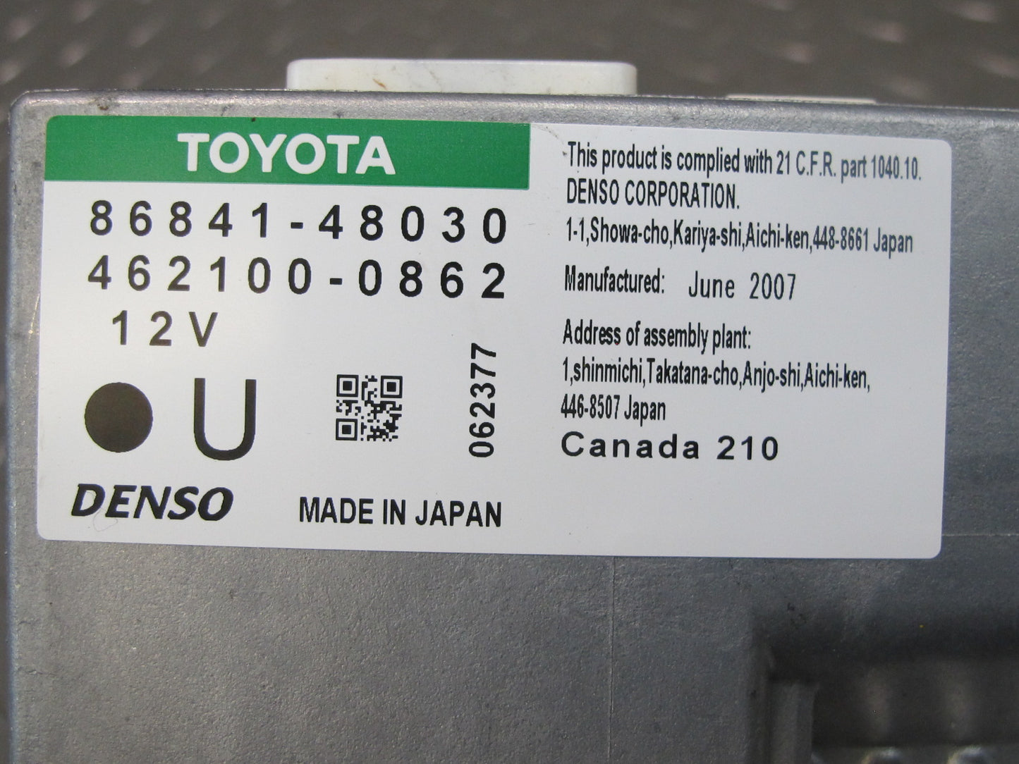 2007-2008 Lexus UZJ120L GX470 GPS Navigation CD DVD Player 86841-48030