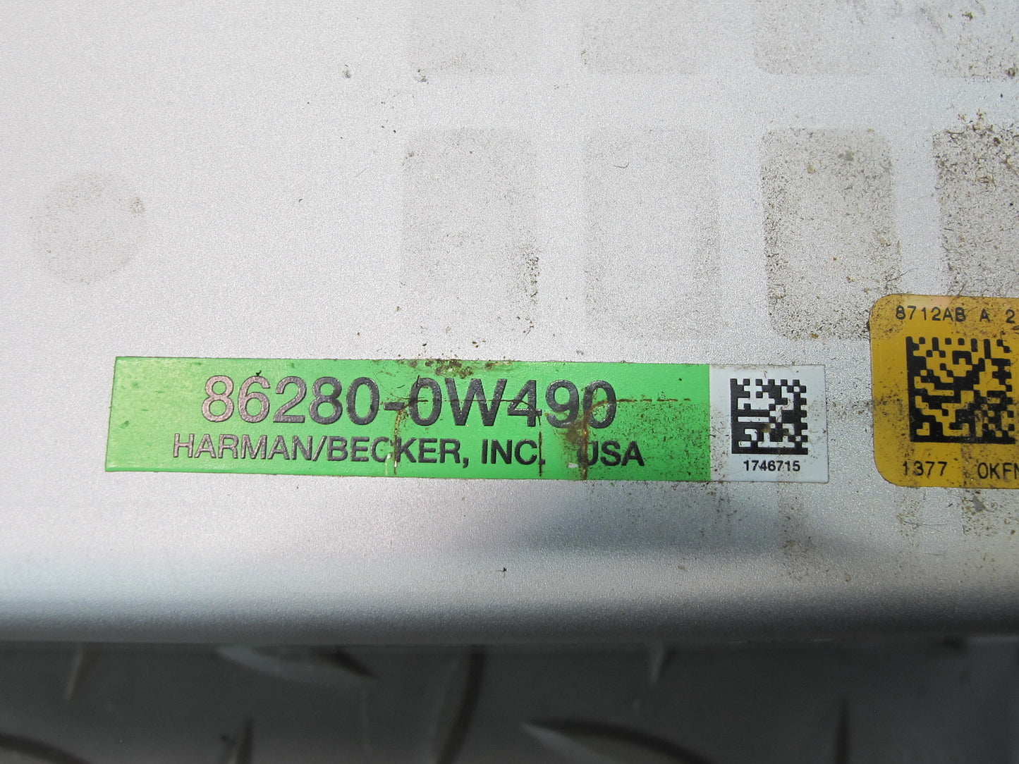 2007-2009 Lexus UZJ120L GX470 Mark Levinson Audio Amplifier AMP 86280-0W490