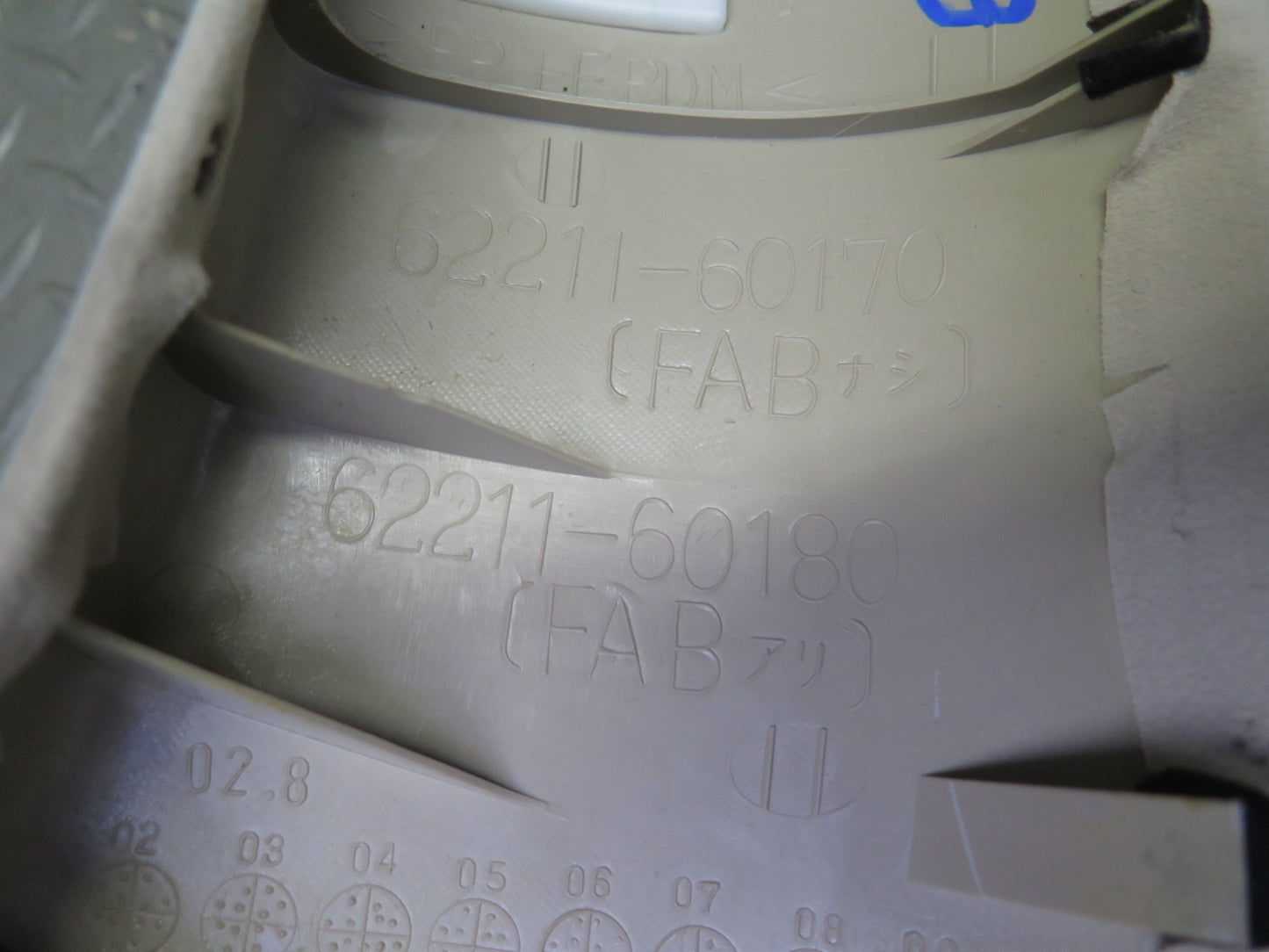 2003-2009 Lexus UZJ120L GX470 Front A Pillar Interior Trim Cover Panel Set of 2