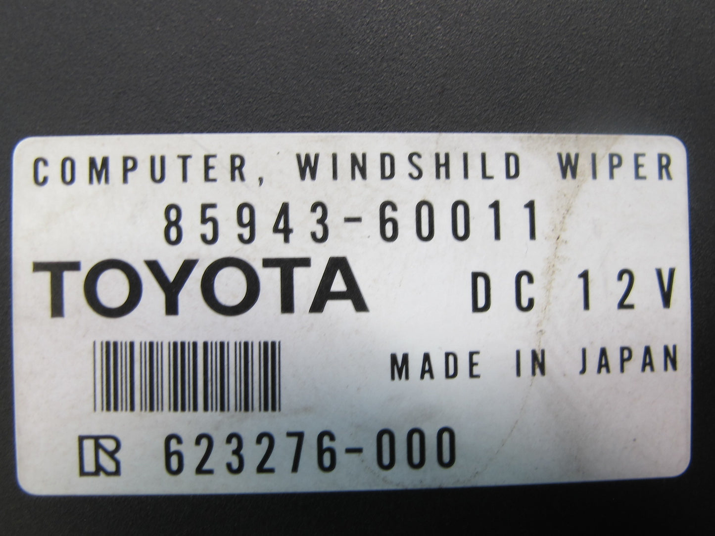 2003-2009 Lexus UZJ120L GX470 Windshield Wiper Control Module 85943-60011