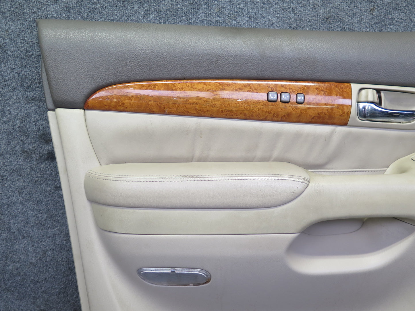 2003-2007 Lexus UZJ120L GX470 Front Door Interior Trim Cover Panel Set of 2