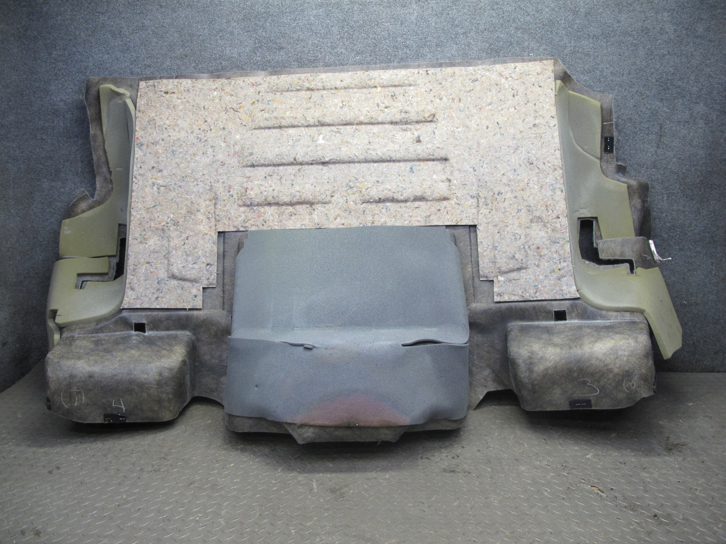 01-04 Chevrolet Corvette C5 Convert Floor MAT Trunk Liner Carpet Cover Set OEM