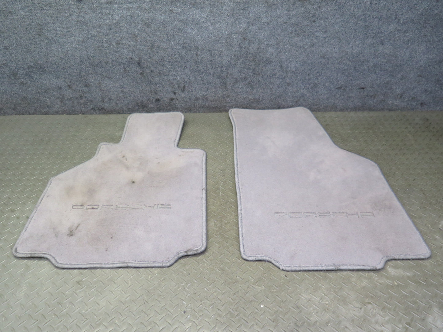 1997-2004 Porsche Boxster 986 Front Left & Right Carpet Floor MAT Set of 2 Gray