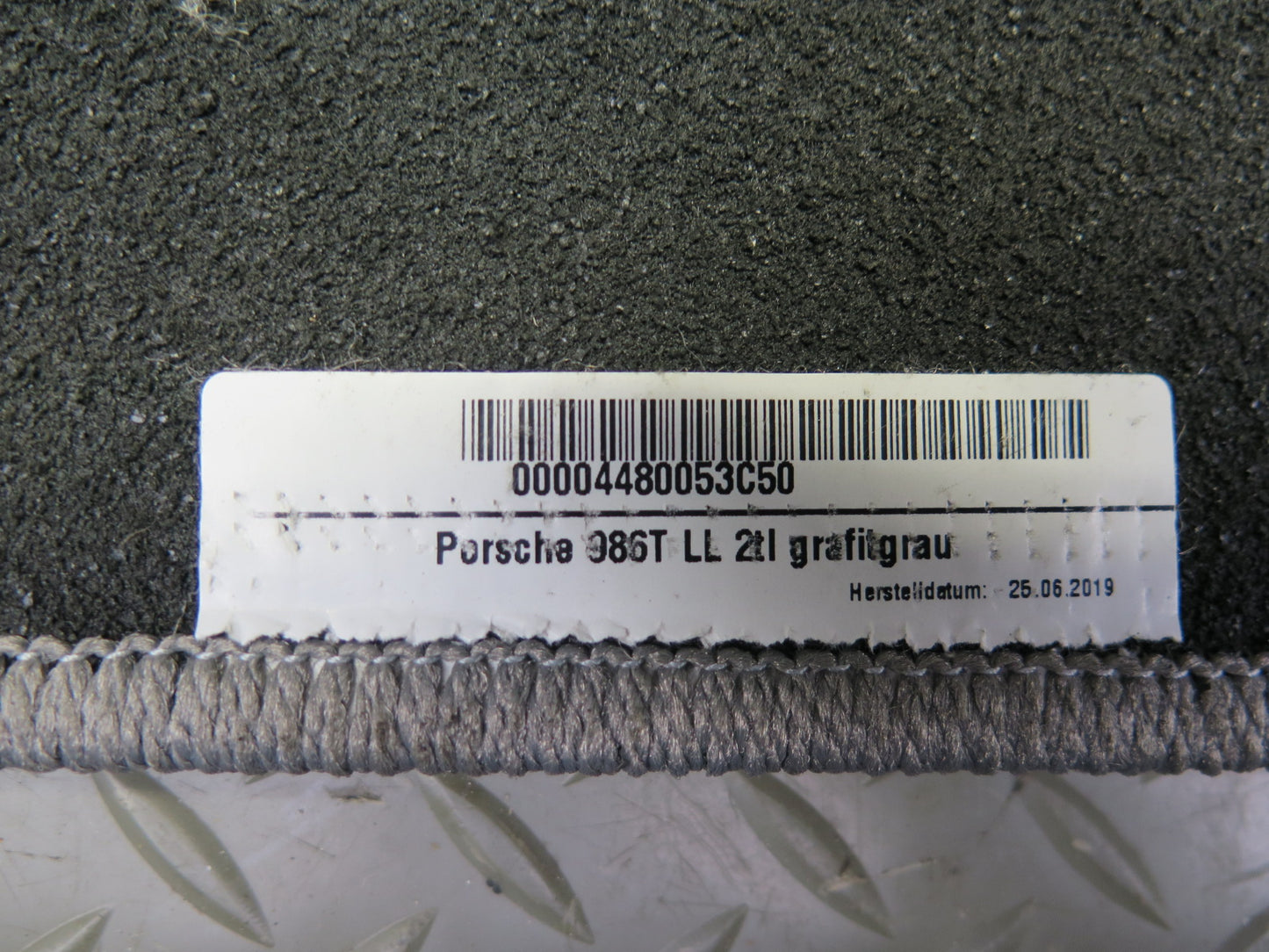 1997-2004 Porsche Boxster 986 Front Left & Right Carpet Floor MAT Set of 2 Gray