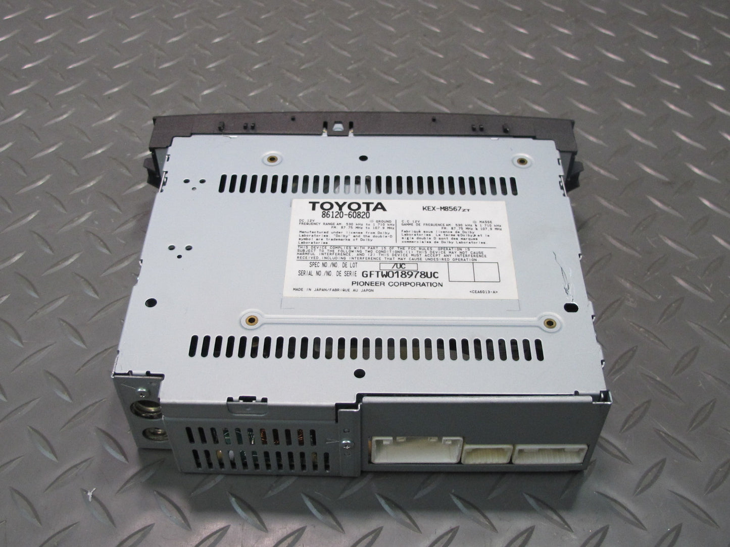 2006-2009 Lexus UZJ120L GX470 Radio Cassette Player 86120-60820