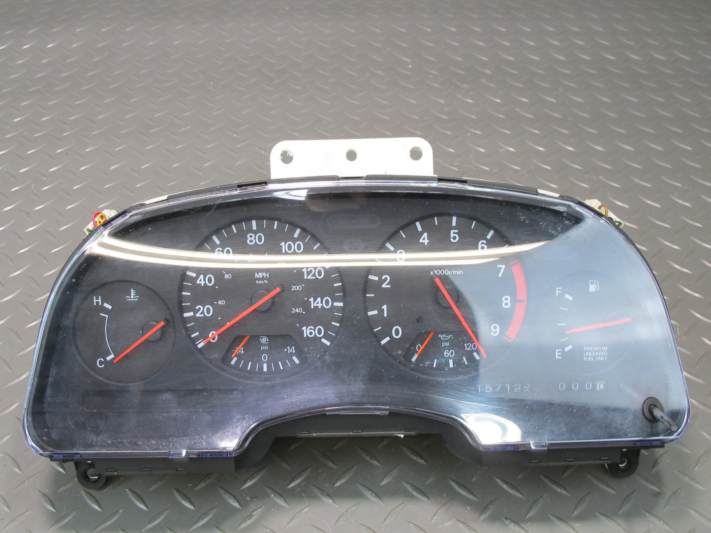 1991 Nissan Z32 300ZX Turbo M/T Instrument Cluster Gauge Speedometer OEM