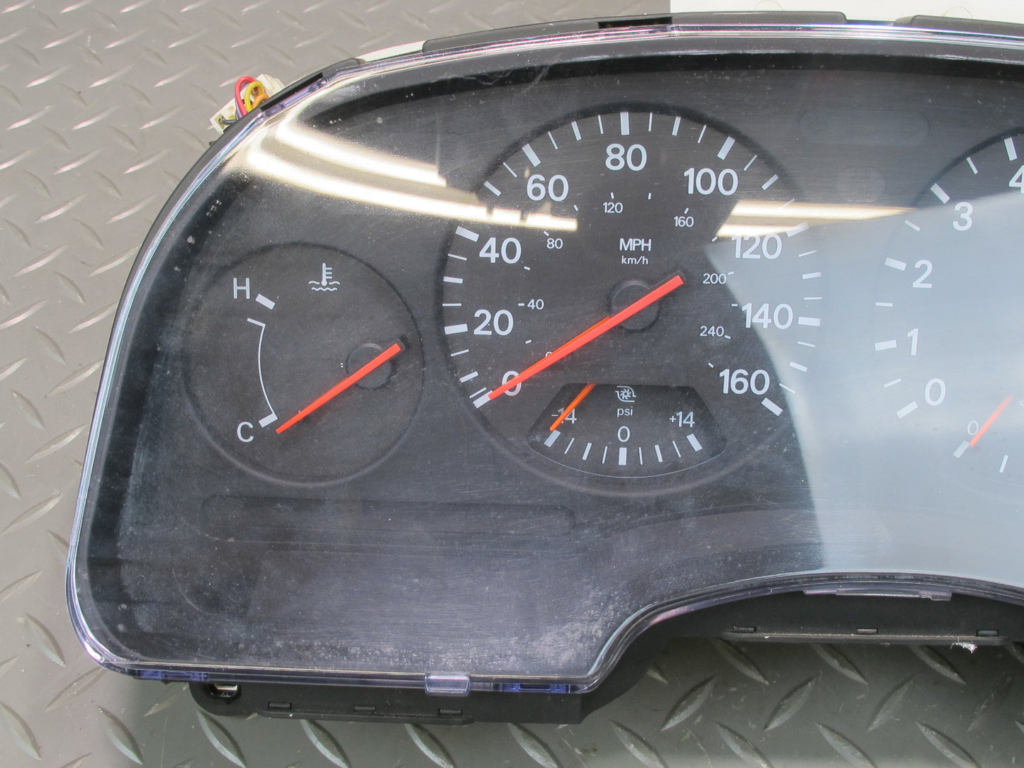 1991 Nissan Z32 300ZX Turbo M/T Instrument Cluster Gauge Speedometer OEM