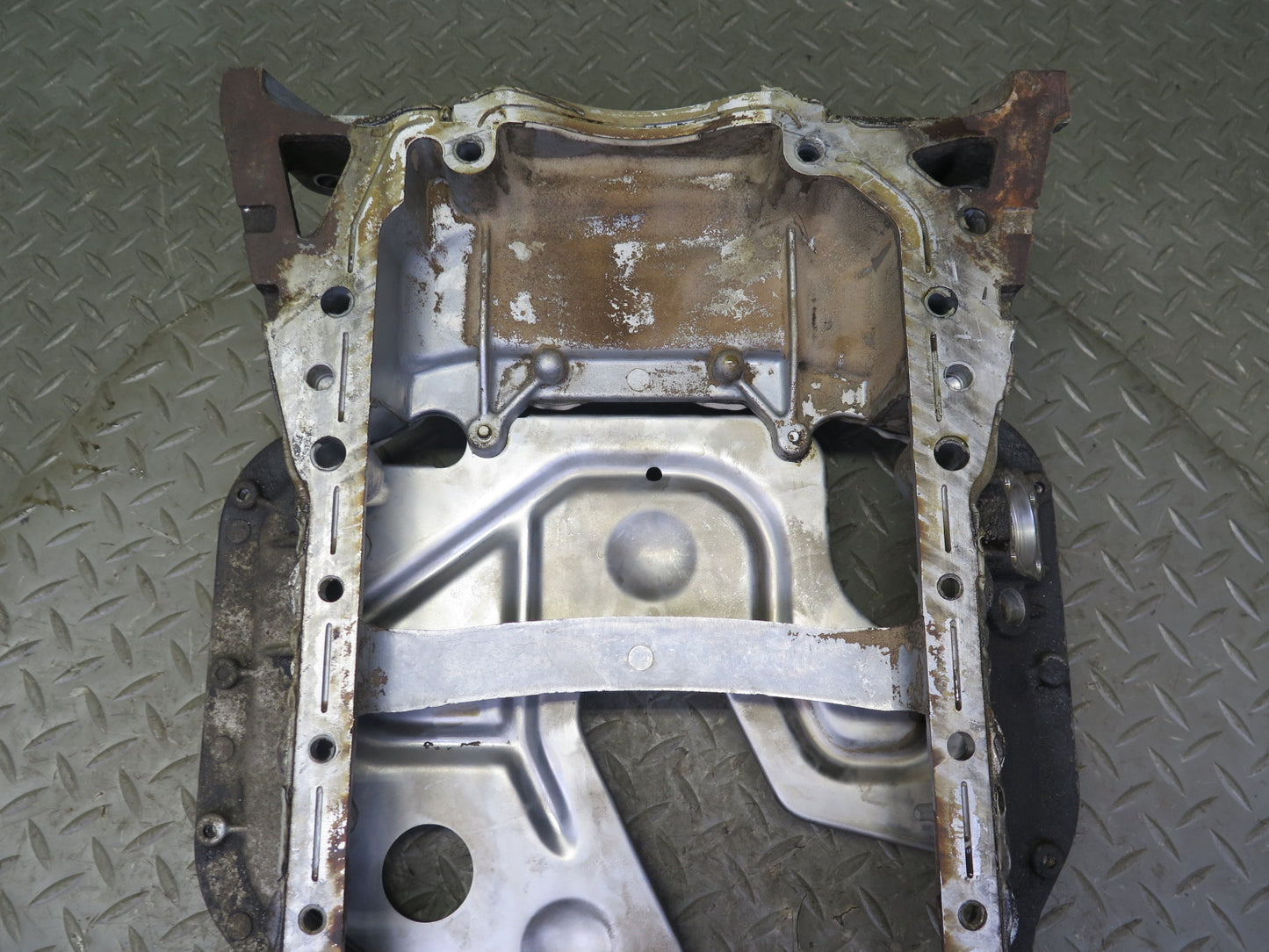 92-00 Lexus JZZ31L SC300 3.0L 2JZGE Engine Upper Oil Pan w Baffle OEM