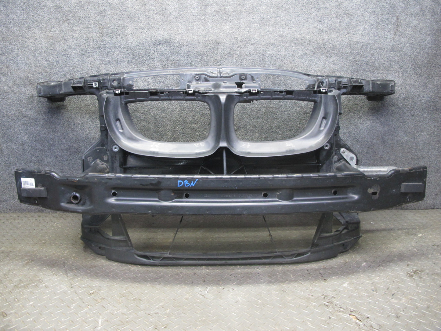 08-10 BMW E82 E88 135i Front Panel Radiator Core Support w Bumper Carrier OEM