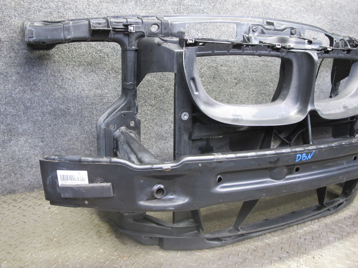 08-10 BMW E82 E88 135i Front Panel Radiator Core Support w Bumper Carrier OEM